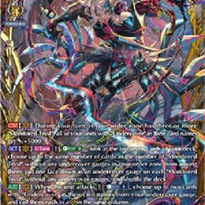 Cardfight!! Vanguard DZ-Poison Knight of Silence Undercover, Mordalion [D-Format] (V.2 - Double Frame Rare)