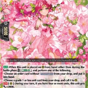 Cardfight!! Vanguard DZ-Amicable Maiden, Alvina [D-Format] (V.1 - Triple Rare)