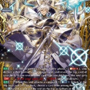 Cardfight!! Vanguard D-Great Sage of Heavenly Law, Solrairon [D Format] (V.2 - Feature Rare)