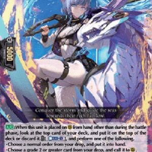 Cardfight!! Vanguard DZ-Azure Sky White Scale, Aspronia&Sapphira [D-Format] (V.1 - Triple Rare)