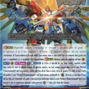 Cardfight!! Vanguard G-BT1IT 99th-gen Dimensional Robo Commander, Great Daiearth [G Format] (V.1 - Triple Rare) Italian