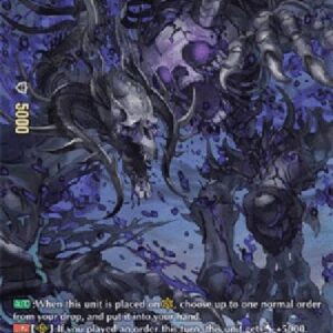 Cardfight!! Vanguard D-Black Tears Husk Dragon [D Format] (V.3 - Special Parallel)