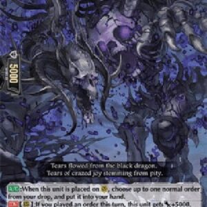 Cardfight!! Vanguard D-Black Tears Husk Dragon [D Format] (V.1 - Rare)