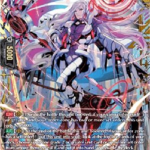 Cardfight!! Vanguard DZ-Great Sickle of White Flash, Baldareid [D-Format] (V.2 - Double Frame Rare)