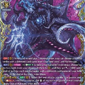 Cardfight!! Vanguard DZ-Fated One of Taboo, Zorga Nadir [D-Format] (V.2 - Double Frame Rare)