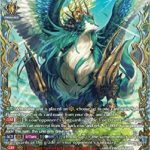 Cardfight!! Vanguard DZ-Sylvan Horned Beast Emperor, Magnolia Patriach [D-Format] (V.2 - Double Frame Rare)