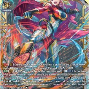 Cardfight!! Vanguard DZ-Galactic B-Hero, Stately Crozard [D-Format] (V.2 - Double Frame Rare)