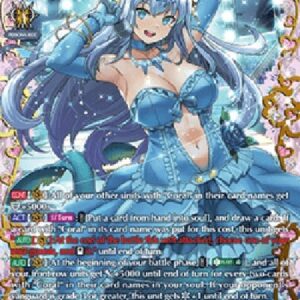 Cardfight!! Vanguard DZ-Aurora Star, Coral [D-Format] (V.2 - Double Frame Rare)
