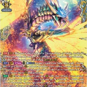 Cardfight!! Vanguard DZ-Destined King of Infinity, Levidras Empireo [D-Format] (V.2 - Double Frame Rare)