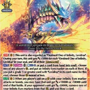 Cardfight!! Vanguard DZ-Destined King of Infinity, Levidras Empireo [D-Format] (V.1 - Triple Rare)