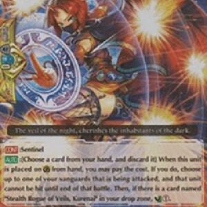 Cardfight!! Vanguard G-Stealth Rogue of Veils, Kurenai [G Format] (V.2 - Double Rare)