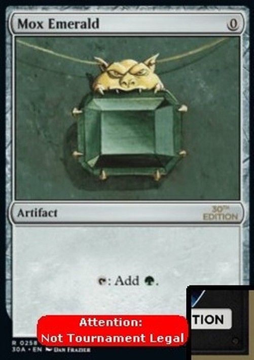 Magic: The Gathering Mox Emerald (V.1)