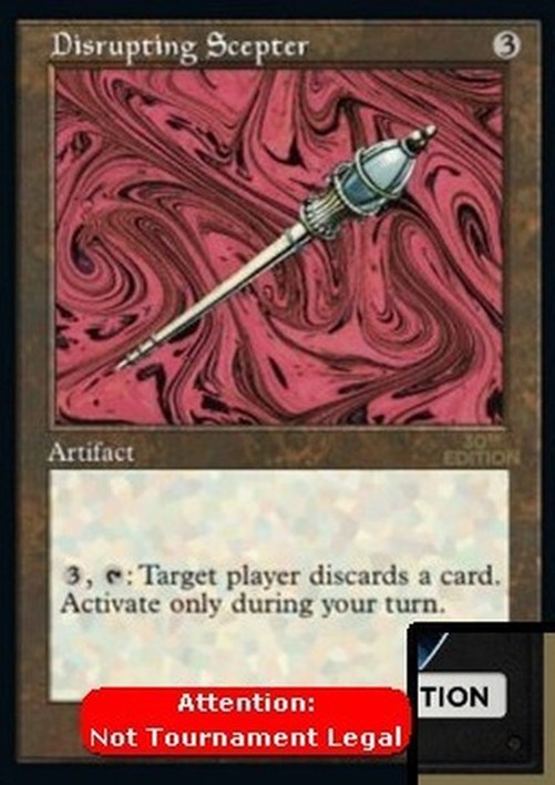 Magic: The Gathering Disrupting Scepter (V.2)