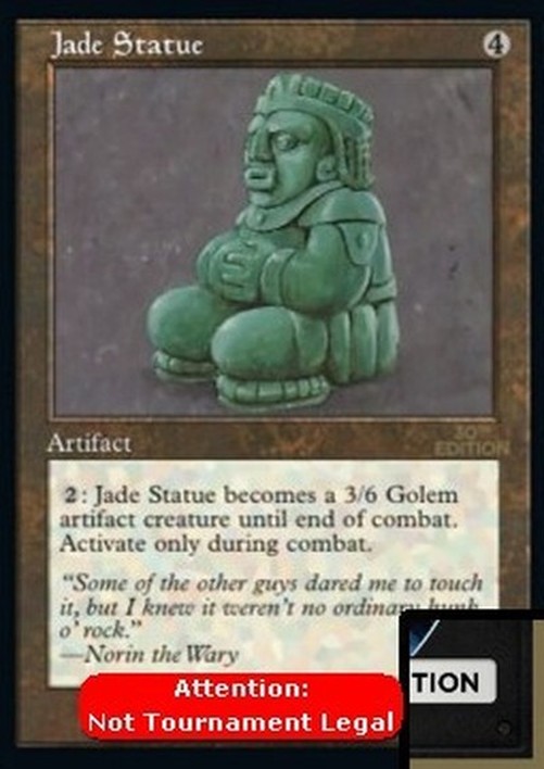 Magic: The Gathering Jade Statue (V.2)