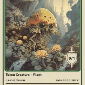 Magic: The Gathering Plant Token (Green 0/1)