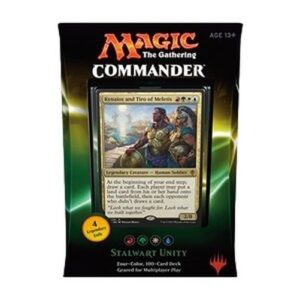 Magic: The Gathering Commander 2016: "Stalwart Unity" Deck (Red/Green/White/Blue)