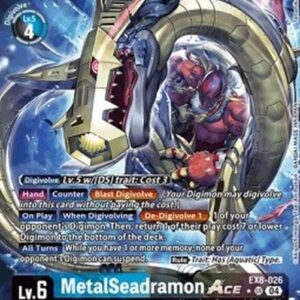 Digimon MetalSeadramon Ace (-026) (V.2)