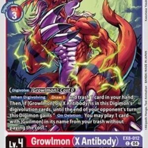 Digimon Growlmon (X Antibody) (-012) (V.1)