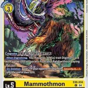Digimon Mammothmon (-034) (V.1)