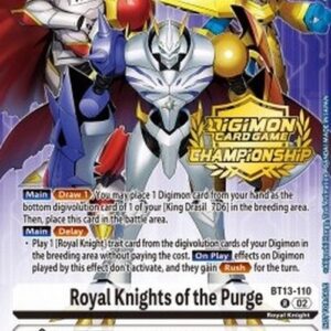 Digimon Royal Knights of the Purge