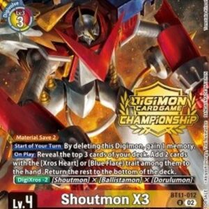 Digimon BT-11P Shoutmon