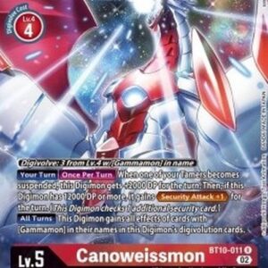 Digimon Canoweissmon (-011) (V.2)