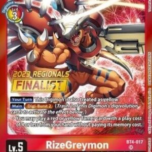 Digimon RizeGreymon (-017) (V.2)