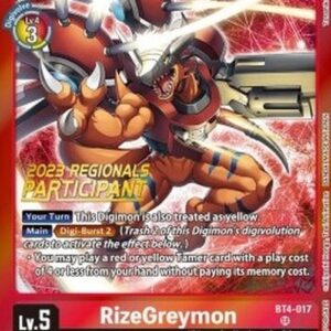 Digimon RizeGreymon (-017) (V.1)