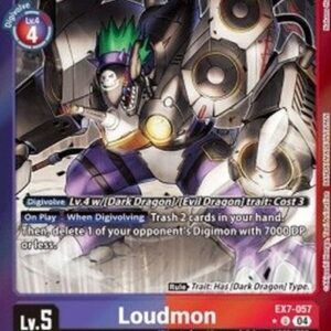 Digimon Loudmon (-057) (V.2)