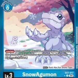 Digimon SnowAgumon (-017) (V.2)