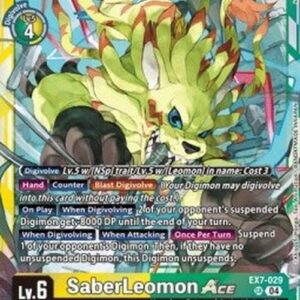 Digimon SaberLeomon Ace (-029) (V.1)