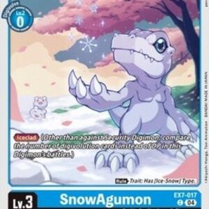 Digimon SnowAgumon (-017) (V.1)