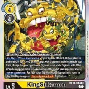 Digimon BT-11P KingSukamon