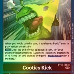 Digimon Cooties Kick (-106) (V.2)