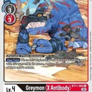 Digimon Greymon (X Antibody) (-064) (V.1)