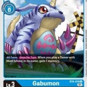 Digimon Gabumon (-019) (V.1)