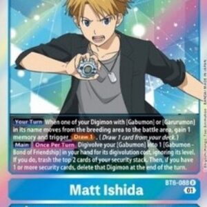 Digimon BT-06P Matt Ishida