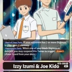 Digimon BT-06P Izzy Izumi & Joe Kido