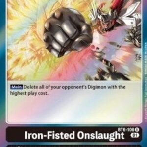 Digimon BT-06P Iron-Fisted Onslaught