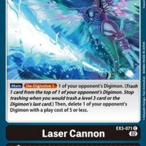 Digimon Laser Cannon