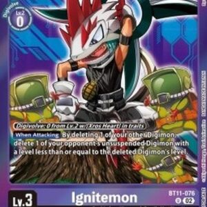 Digimon BT-11P Ignitemon