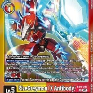 Digimon RizeGreymon (X Antibody)