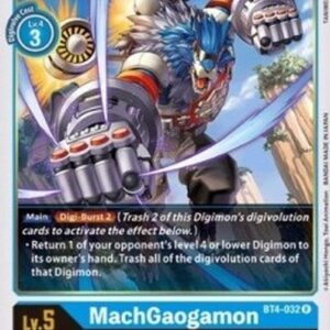Digimon BT-04P MachGaogamon