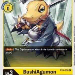 Digimon BT-04P BushiAgumon