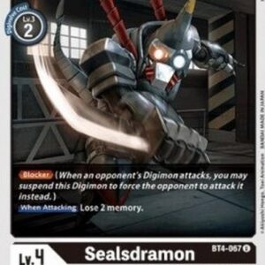 Digimon BT-04P Sealsdramon