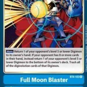 Digimon BT-04P Full Moon Blaster