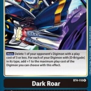 Digimon BT-04P Dark Roar