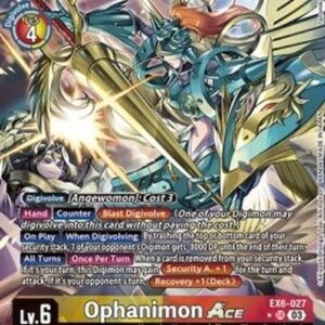 Digimon Ophanimon Ace (-027) (V.2)