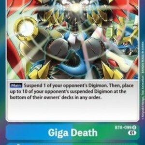 Digimon BT-08P Giga Death