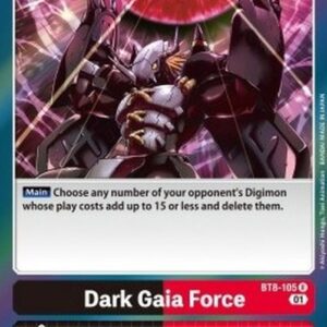 Digimon BT-08P Dark Gaia Force